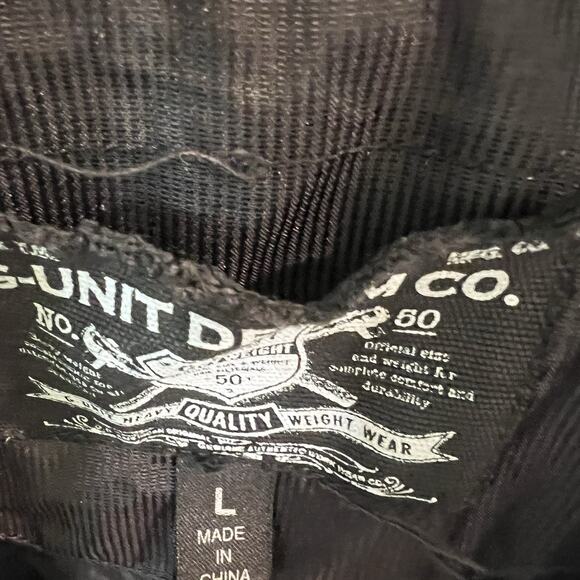 VTG G-Unit Men's Y2K Black Spell Out Full Zip Jacket Sz Large 50 Cent Hip Hop - Picture 4 of 16